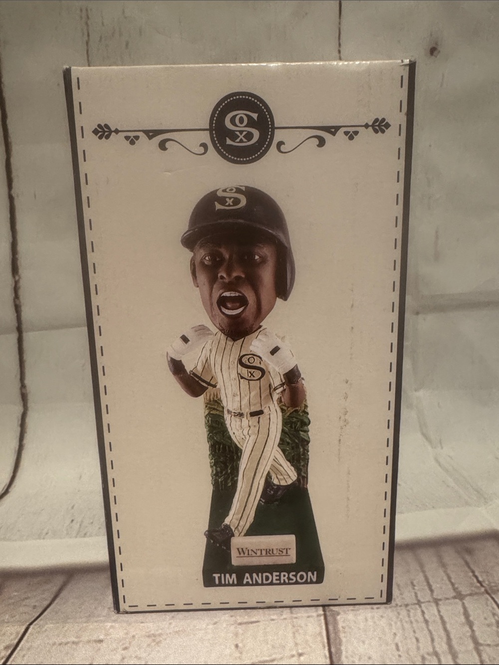 NIB Chicago White Sox Tim Anderson Walk-off Field of Dreams Home Run Bobblehead